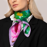 Silk Scarf "Secret Garden"